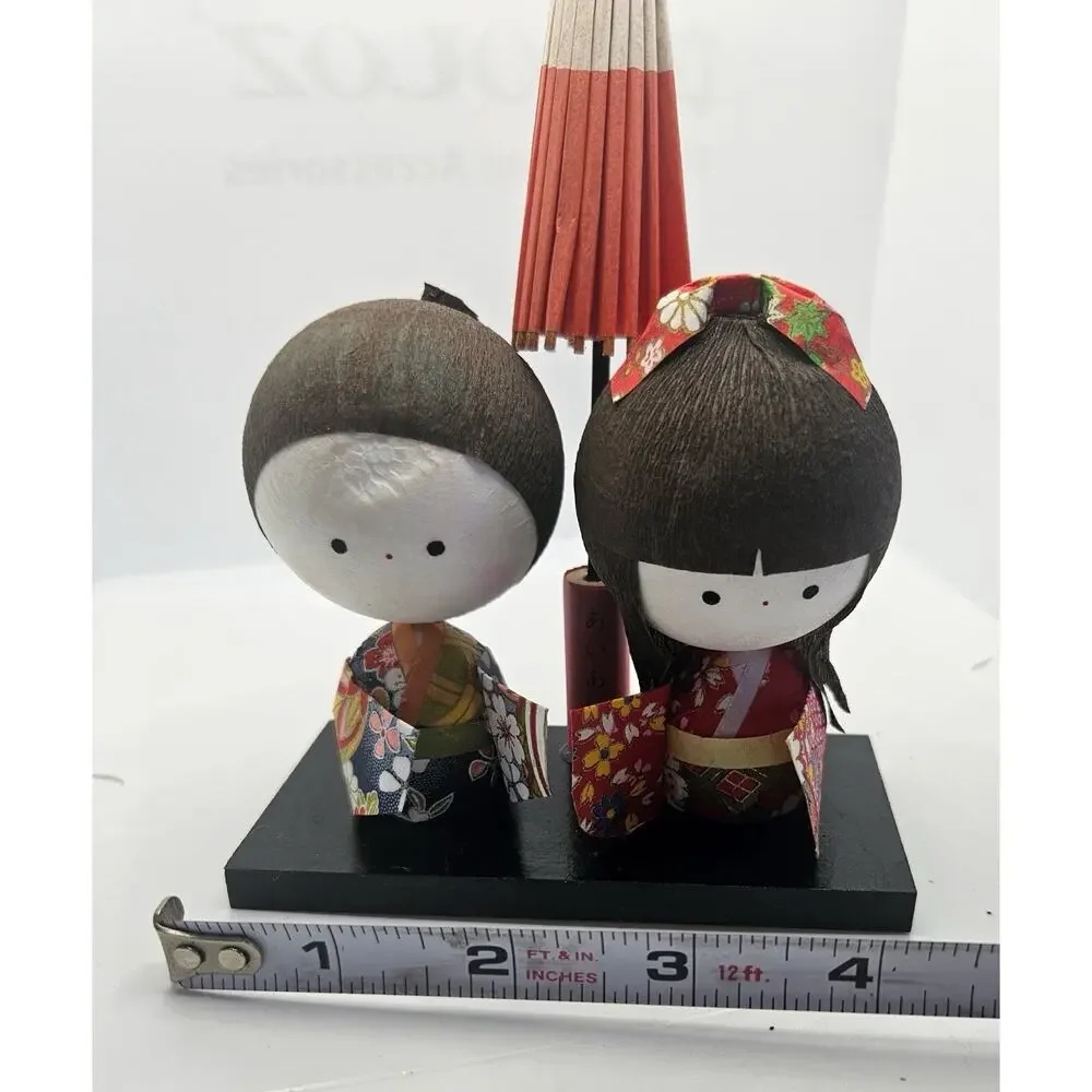 Samurai Kokeshi Doll Japanese Vintage Interior Tradition